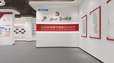 现代党建展厅3D模型下载